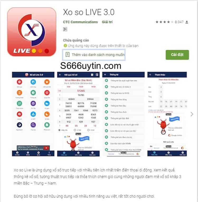 app xổ số line 3.0